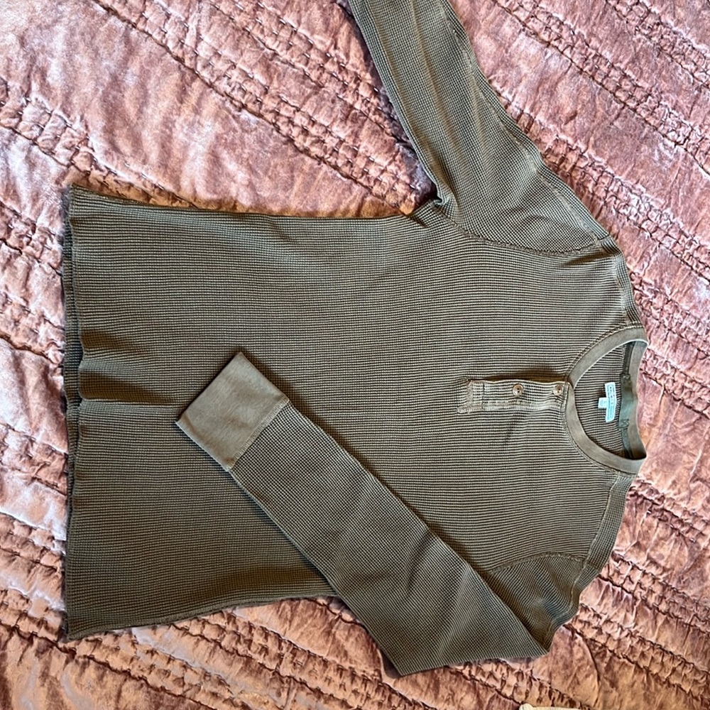 Brand new men’s Wallace & Barnes thermal Henley